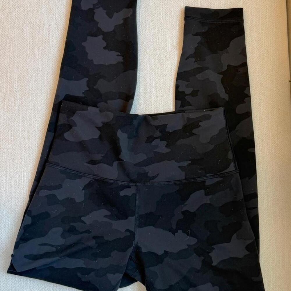 Lululemon black camo align pants